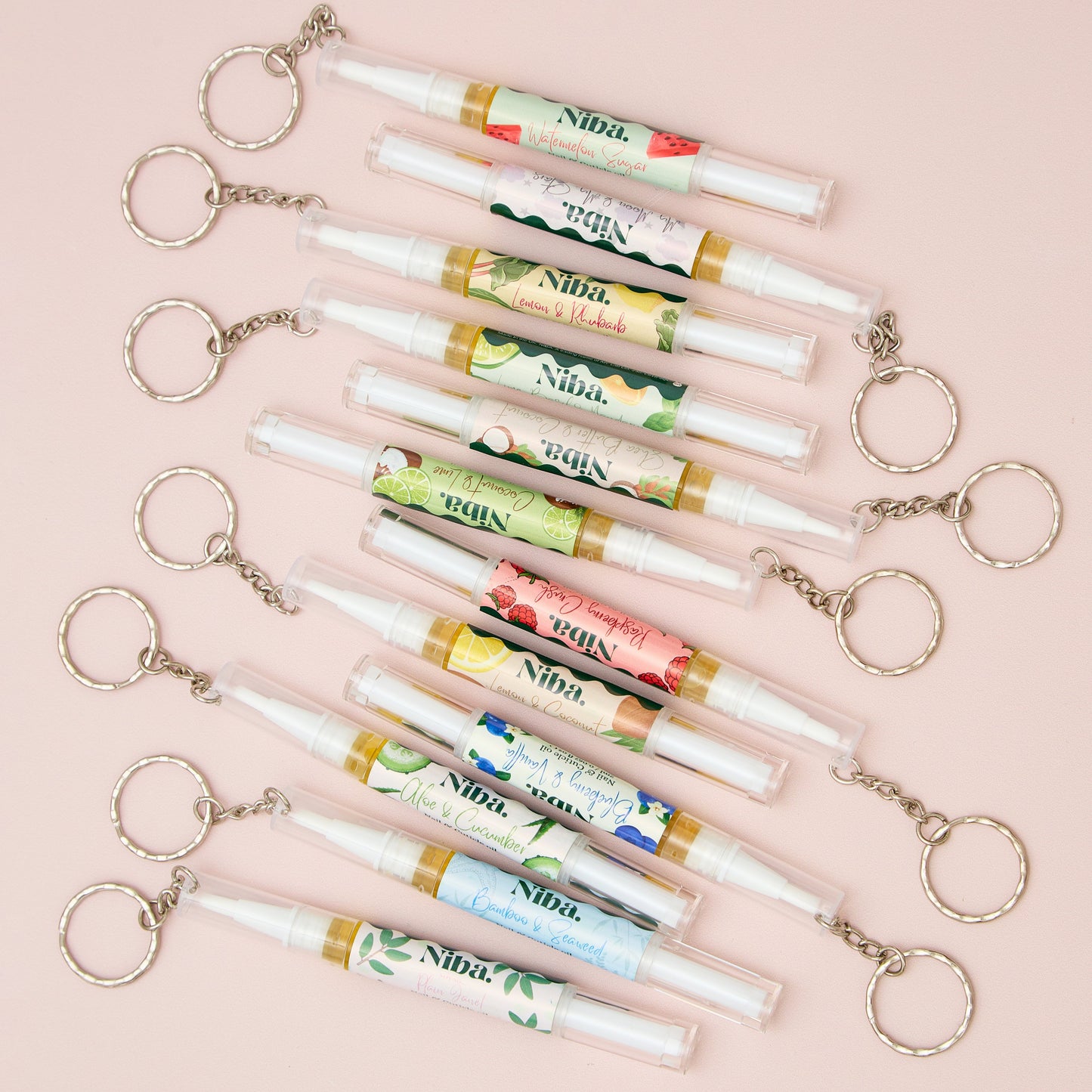 NIBA X 2ml Cuticle Oil Keyring Pen- Our product, your branding!