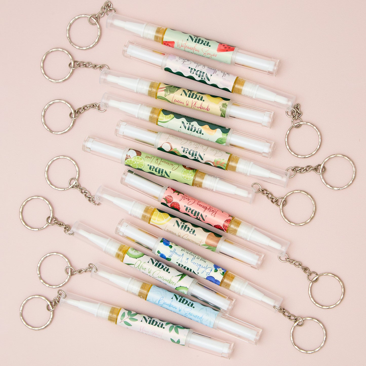 2ml Nail & Cuticle Oil Keyring Pens Bundle (Trade)