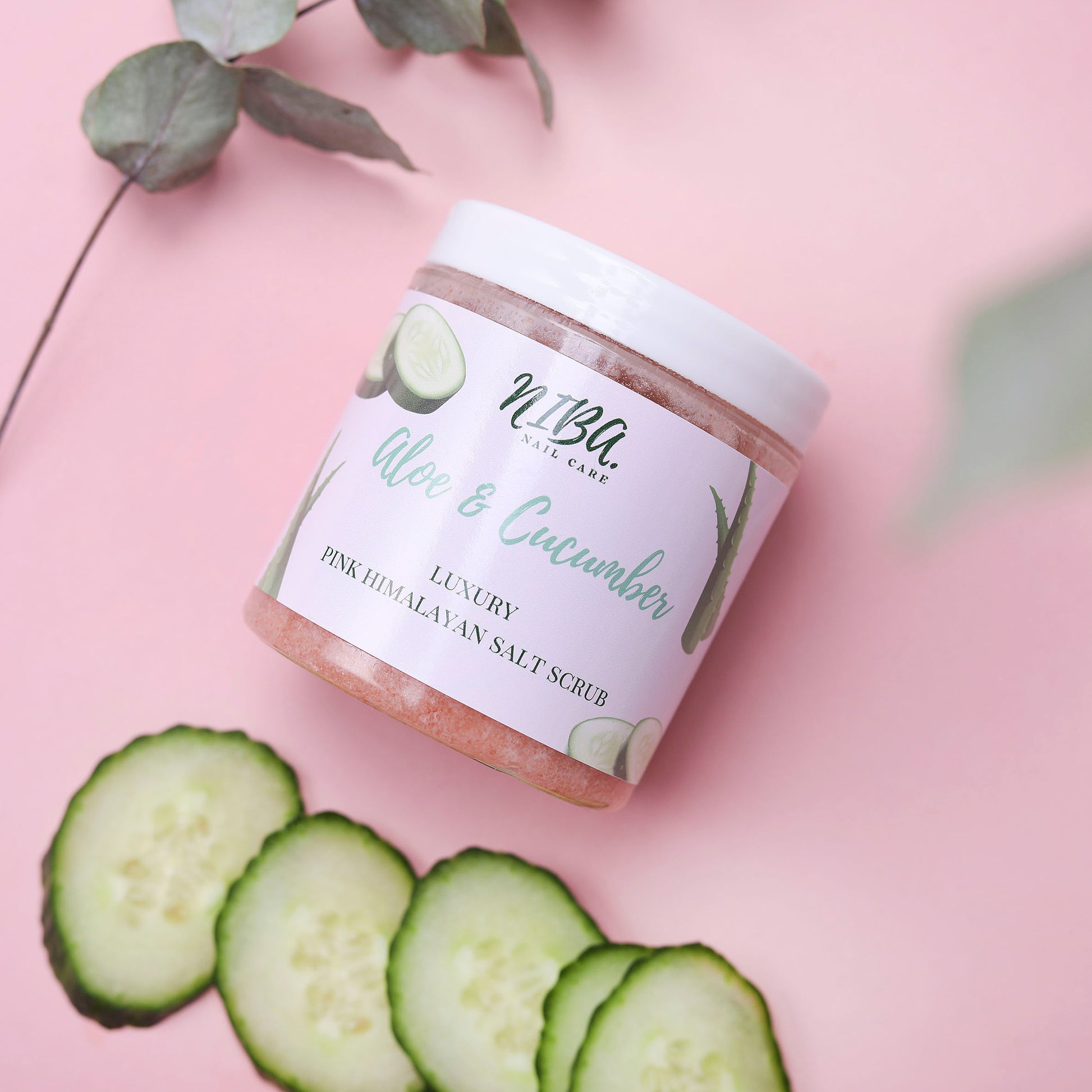 NIBA X Pink Himalayan Salt Scrub - Our product, your branding. - Niba Nail Care