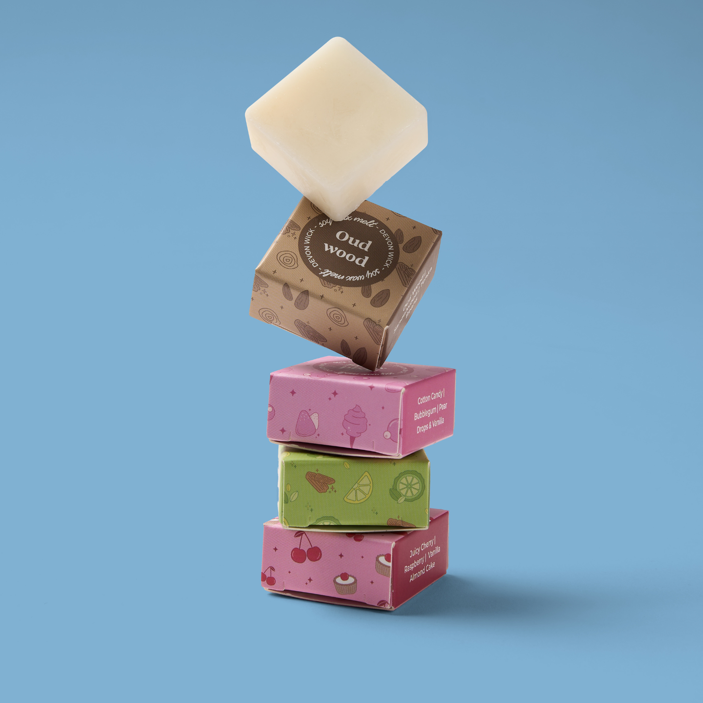 Devon Wick- The ULTIMATE Wax Melt Snap Bar 50 x Samples Box