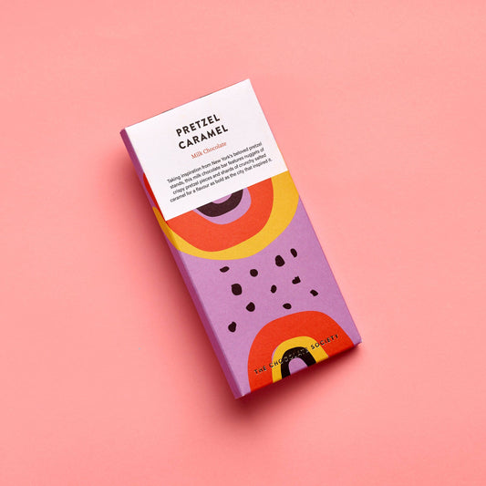 The Chocolate Society- Pretzel Caramel Chocolate Bar