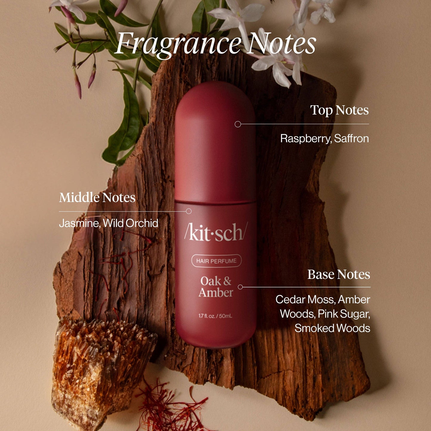 KITSCH- Oak & Amber Hair Perfume