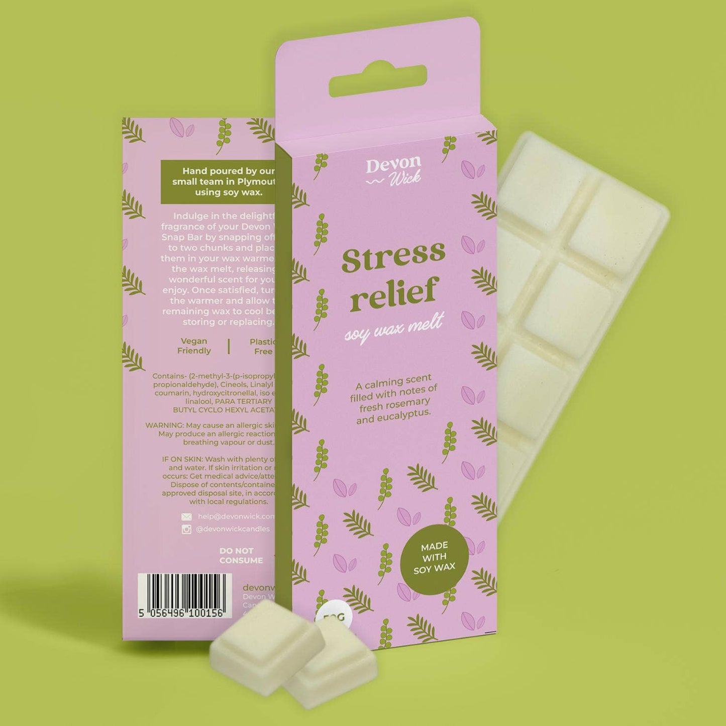 Devon Wick- Stress Relief Snap Bar Wax Melts