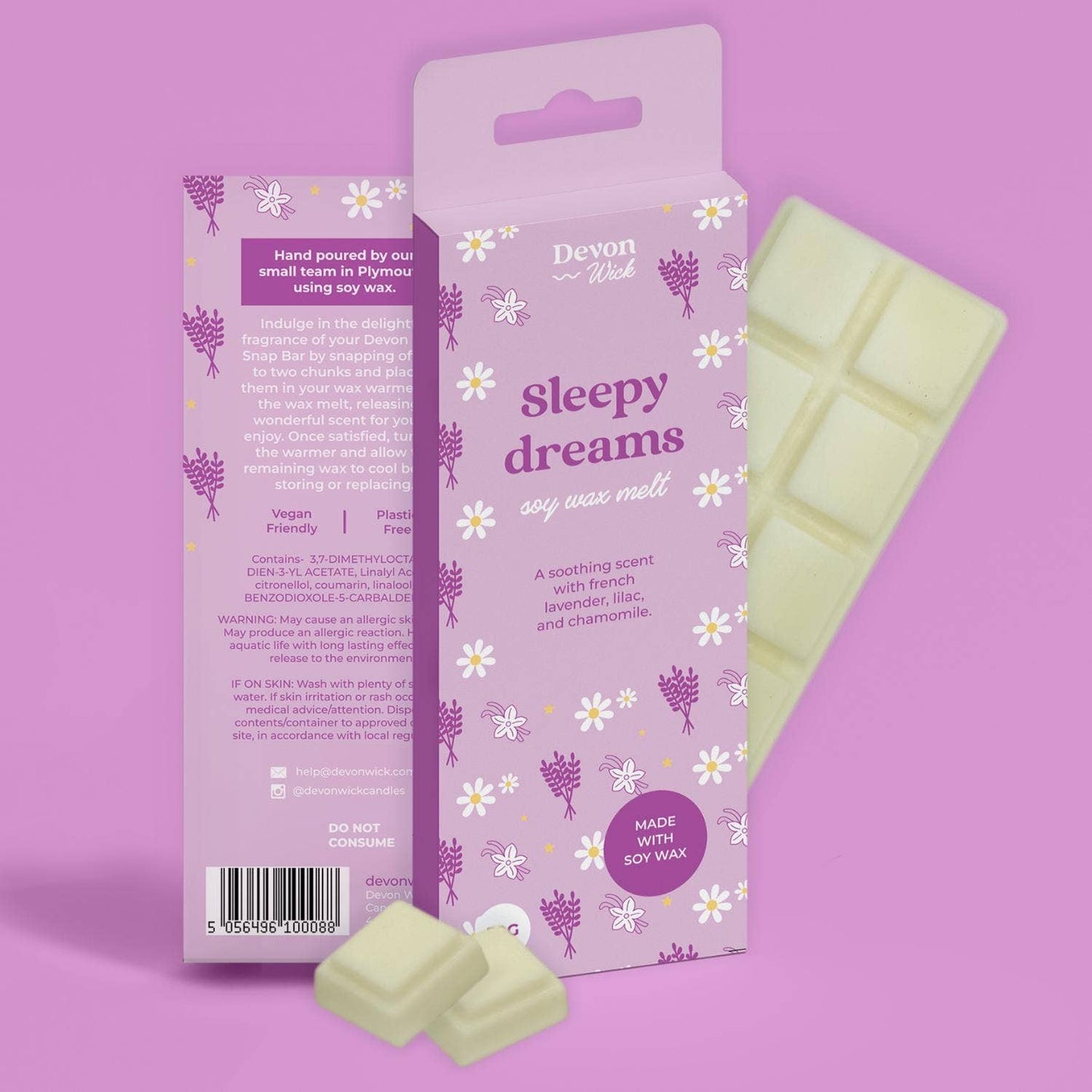 Devon Wick- Sleepy Dreams Snap Bar Wax Melts