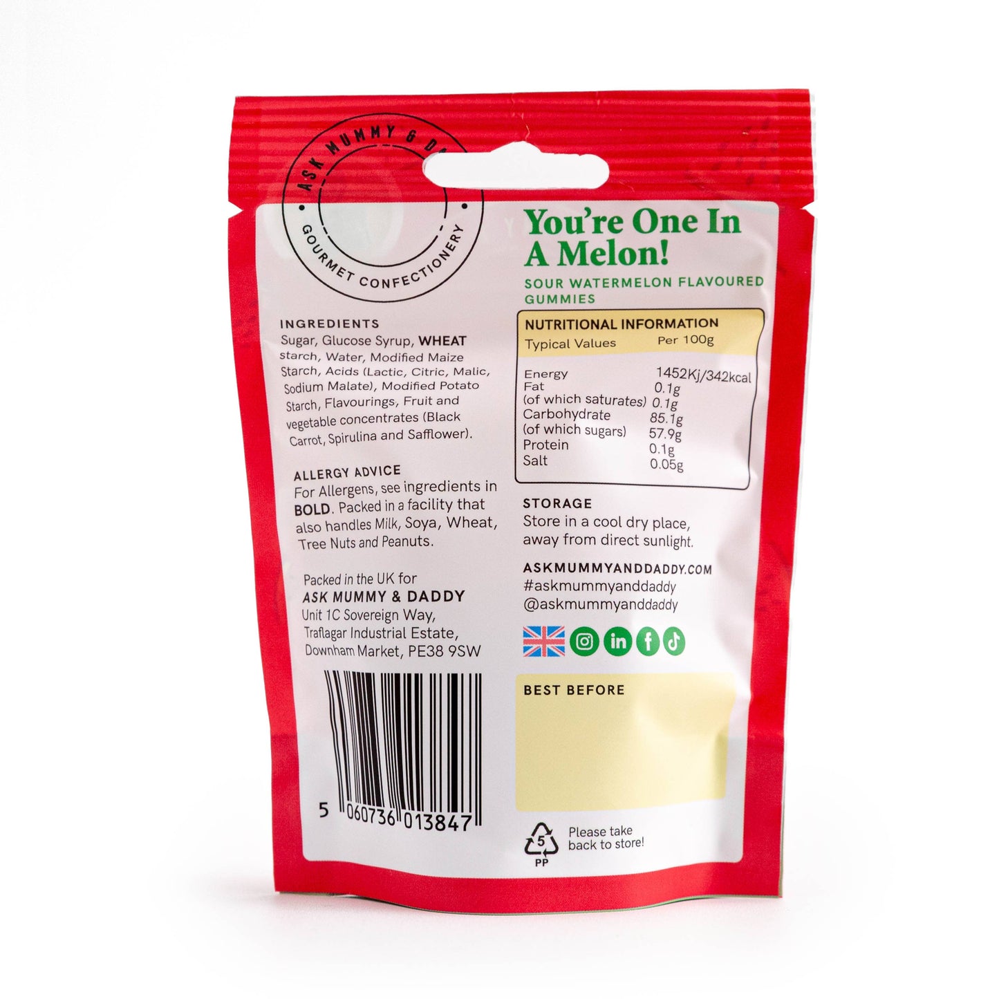 Ask Mummy & Daddy- You're One In A Melon! Pouch