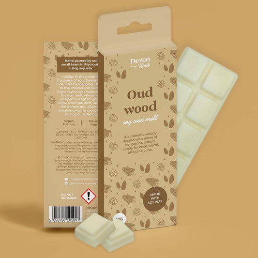 Devon Wick- Oud Wood Snap Bar Wax Melts