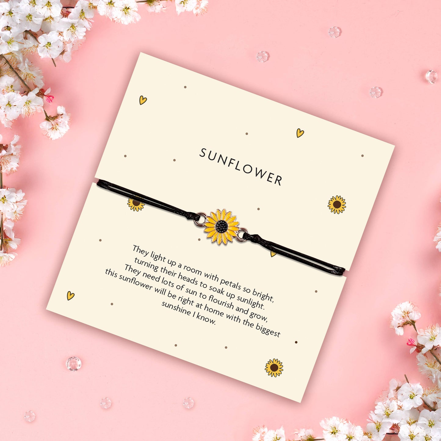 Letterbox Love Bracelets- Sunflower Bracelet