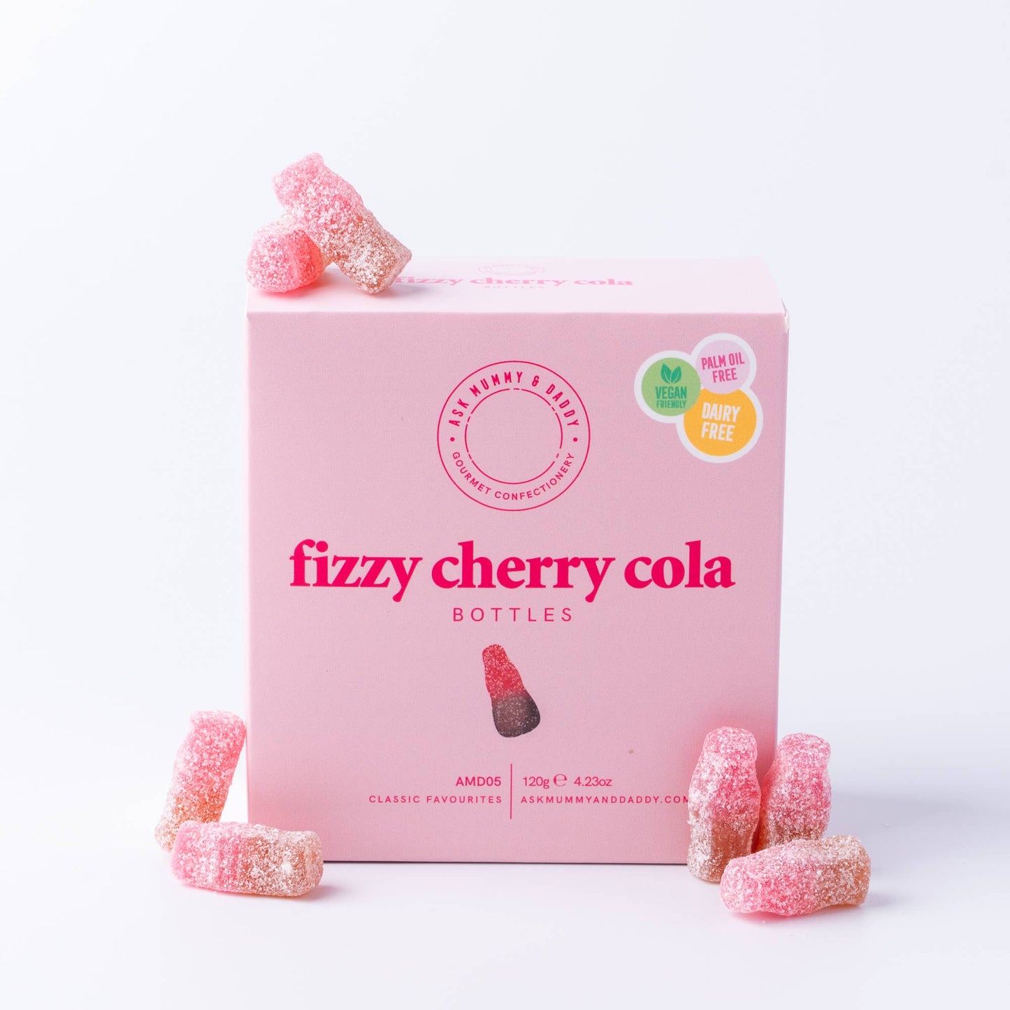 Ask Mummy & Daddy- Fizzy Cherry Cola Bottles Giftbox