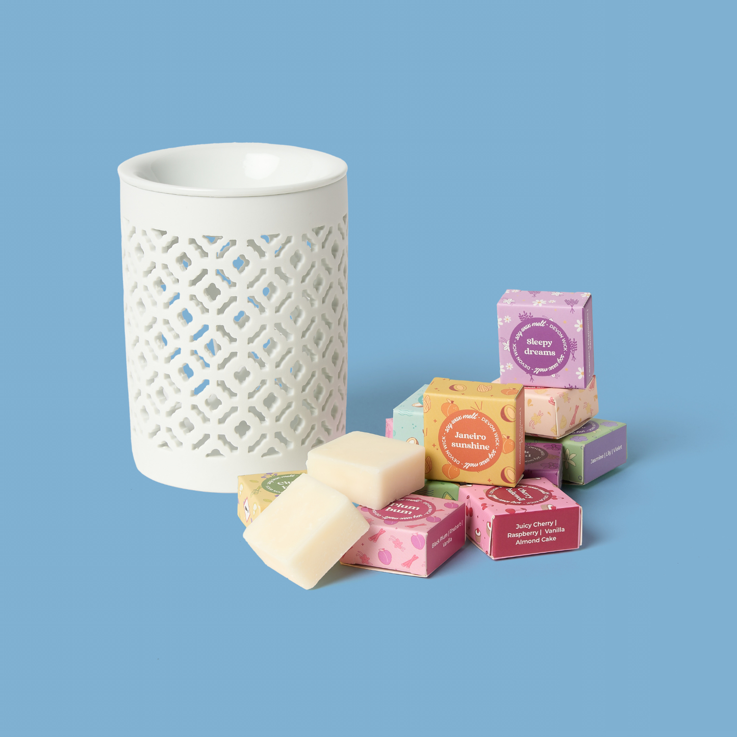 Devon Wick- The ULTIMATE Wax Melt Snap Bar 50 x Samples Box