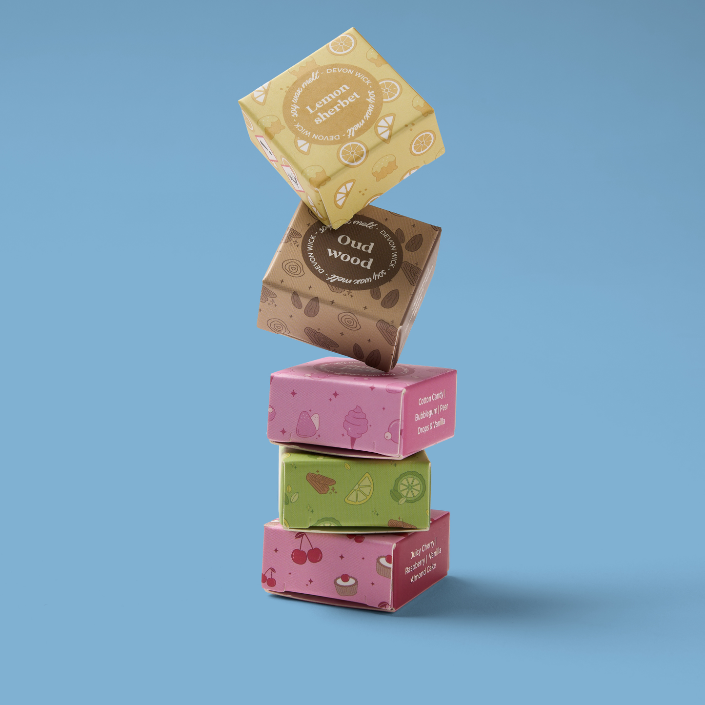 Devon Wick- The ULTIMATE Wax Melt Snap Bar 50 x Samples Box