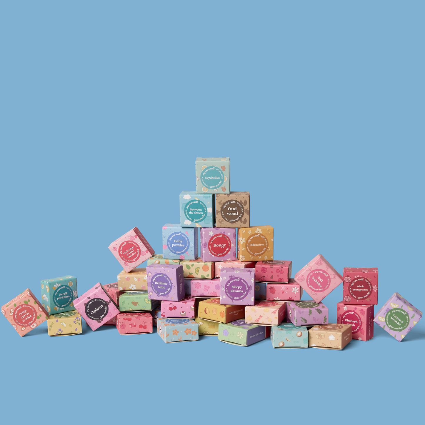 Devon Wick- The ULTIMATE Wax Melt Snap Bar 50 x Samples Box