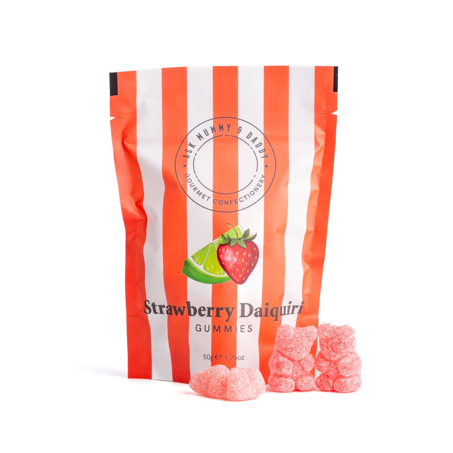 Ask Mummy & Daddy- Strawberry Daiquiri Cocktail Gummies